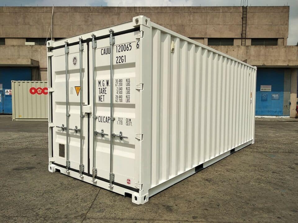 Opbevaring af container